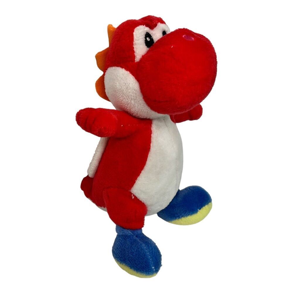Super Mario Red Yoshi Plush 7" inches OFFICIAL NINTENDO 2020